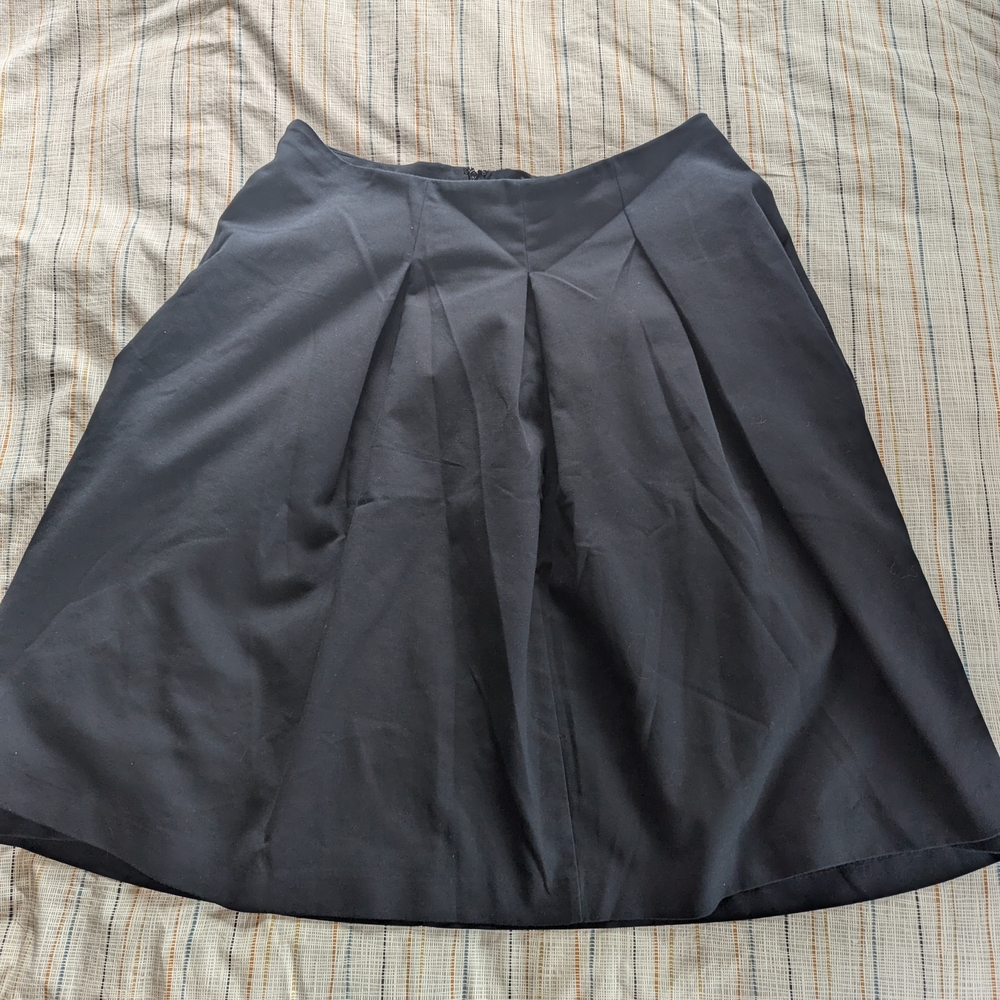 Lane Bryant Pleated Black Skirt